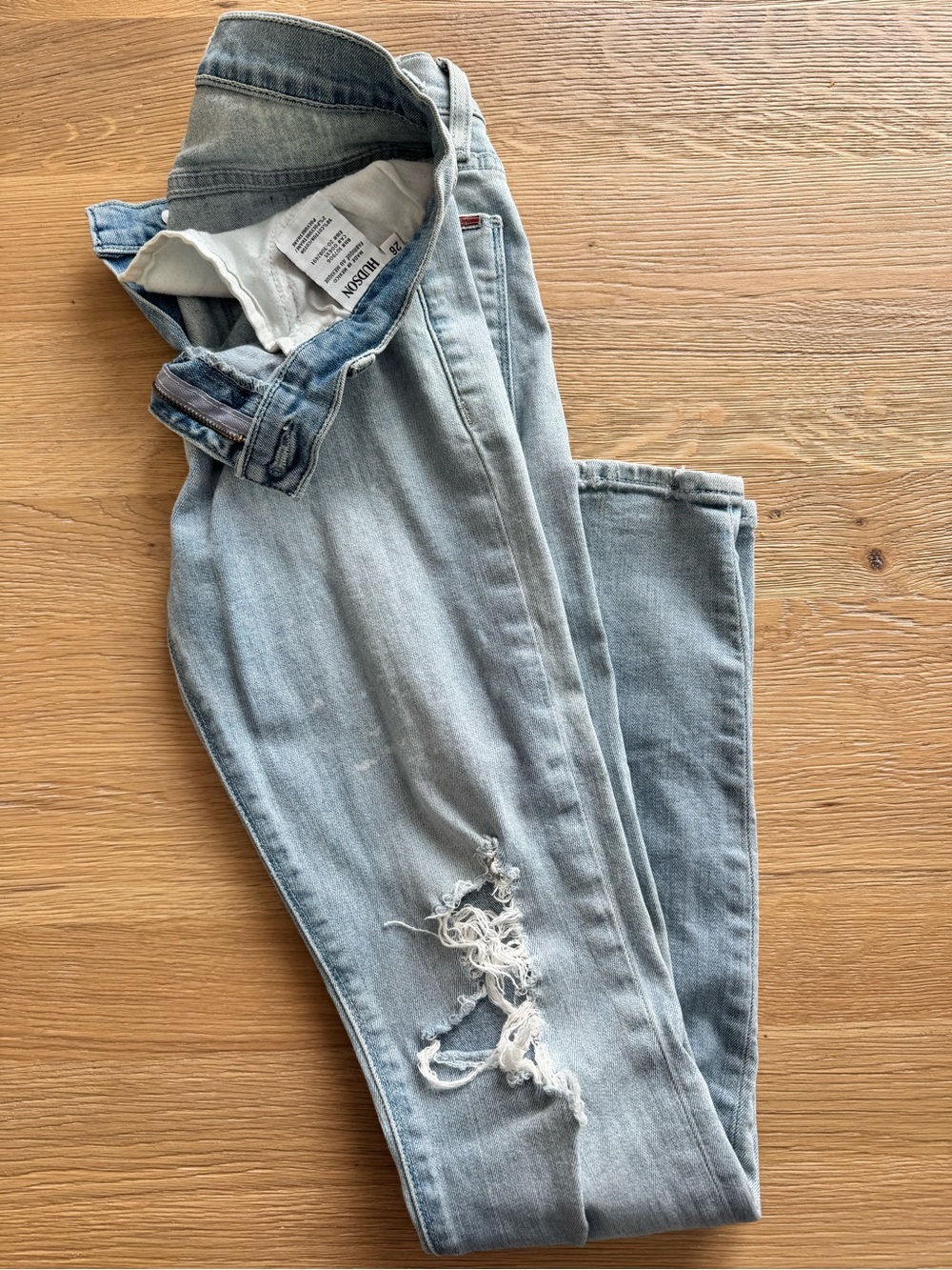 Hudson Nico Midrise jeans.
